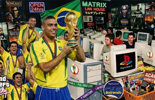O mundo dos videogames na última vez que o Brasil ganhou a Copa